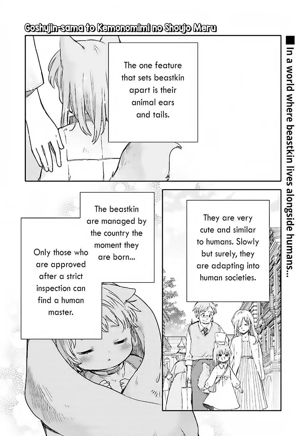 Goshujin-Sama To Kemonomimi No Shoujo Meru - Page 1