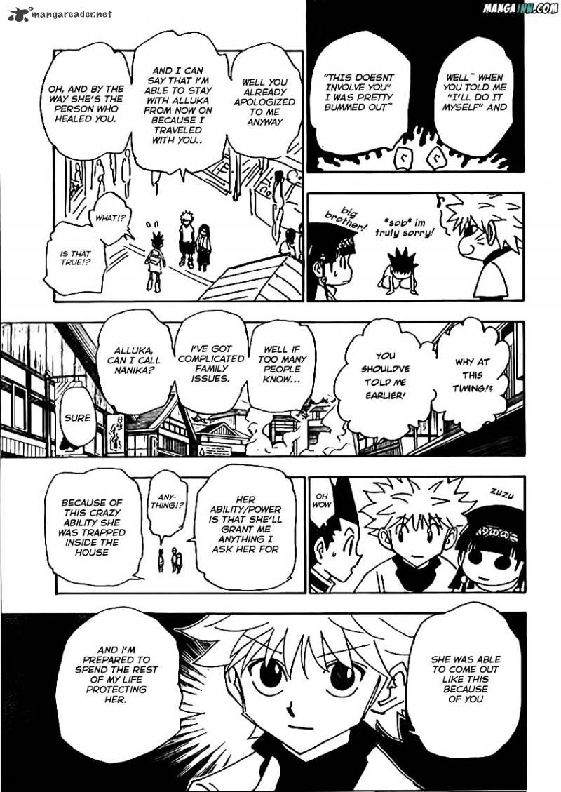 Hunter X Hunter Chapter 338 : Up In The Trees - Picture 3