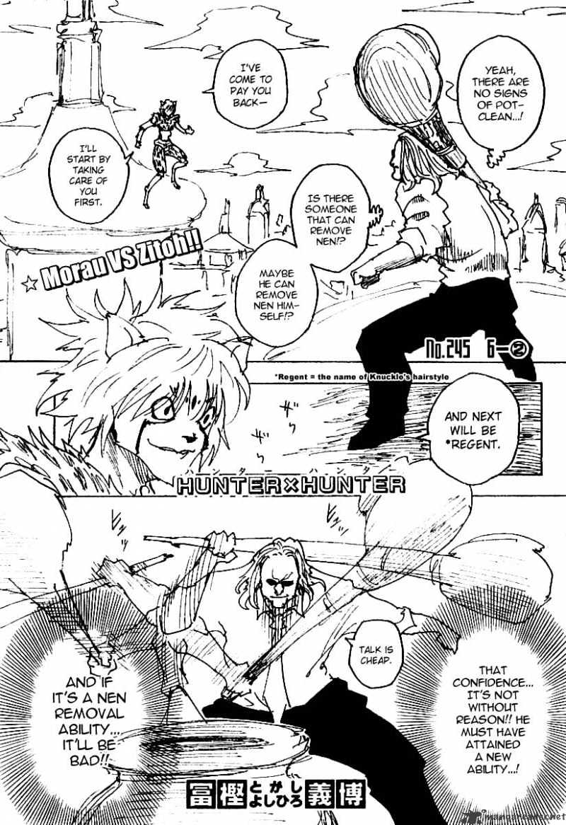 Hunter X Hunter Chapter 245 : 6 - 2 - Picture 1