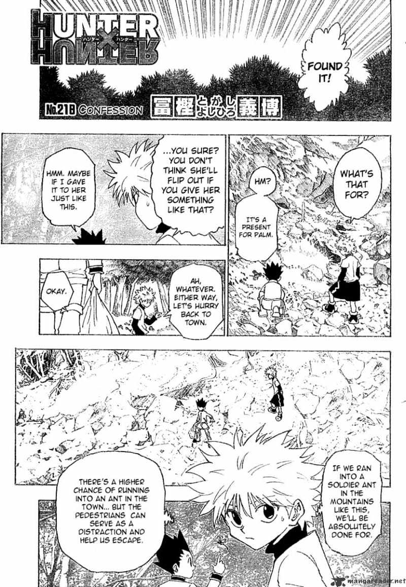 Hunter X Hunter Chapter 218 : Confession - Picture 2