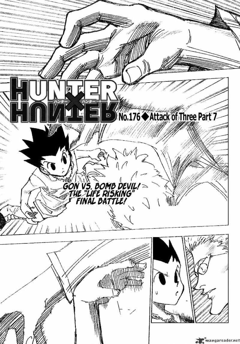 Hunter X Hunter Chapter 176 : Attack Of Three 7 - Picture 1