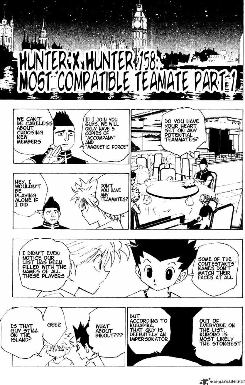 Hunter X Hunter Chapter 158 : Reassembling Companions - Picture 2