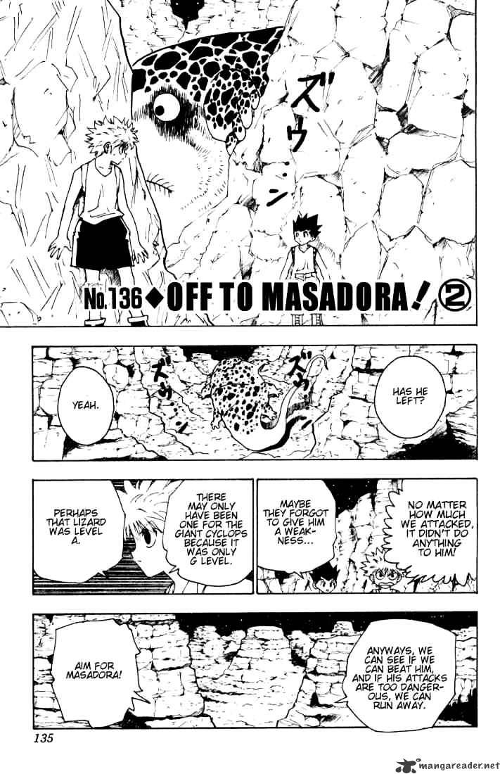 Hunter X Hunter Chapter 136 : Off To Masadora 2 - Picture 1