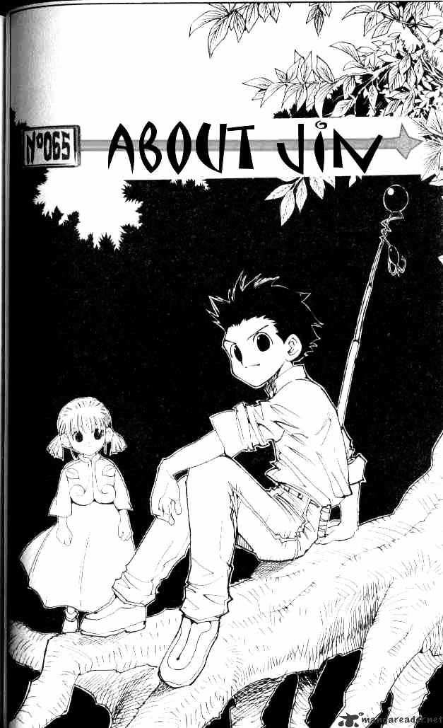 Hunter X Hunter Chapter 65 : About Jin - Picture 2