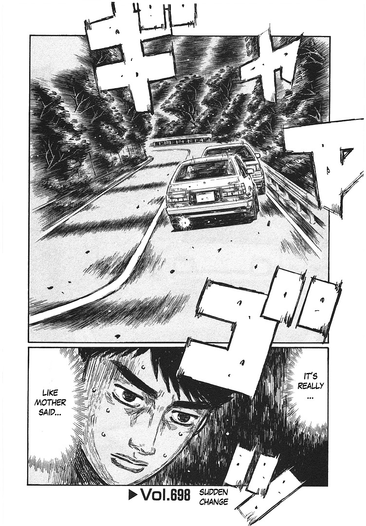 Initial D Chapter 698 : Sudden Change - Picture 1