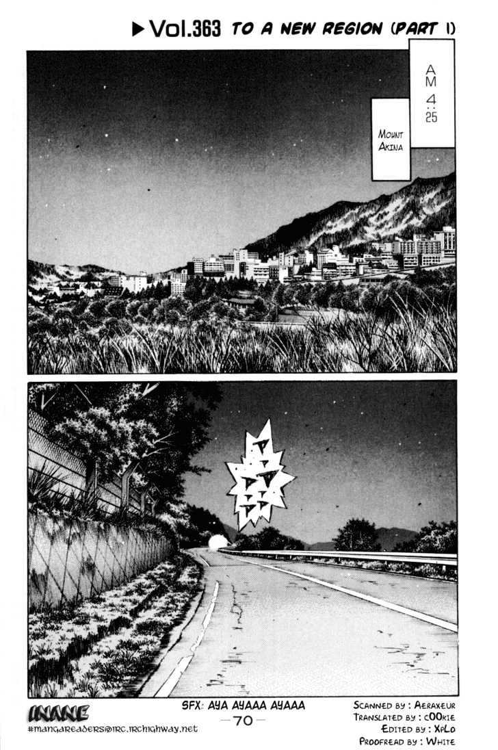 Initial D Vol.28 Chapter 363 : To A New Region (Part 1) - Picture 1