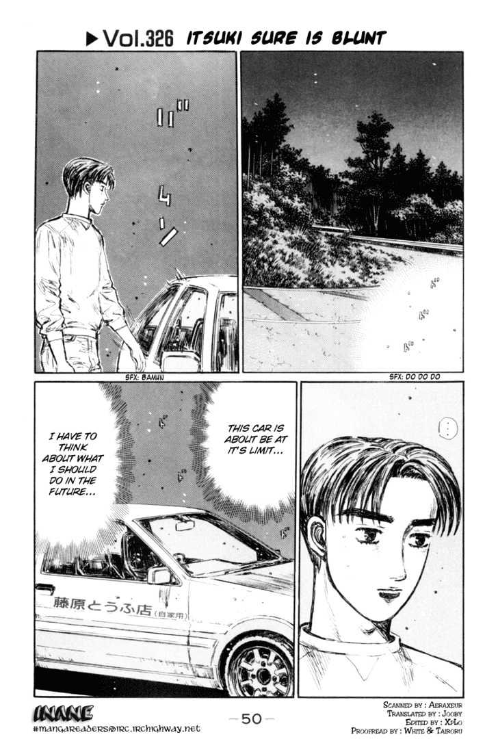 Initial D Vol.26 Chapter 326 : Itsuki, You Re Blunt - Picture 1