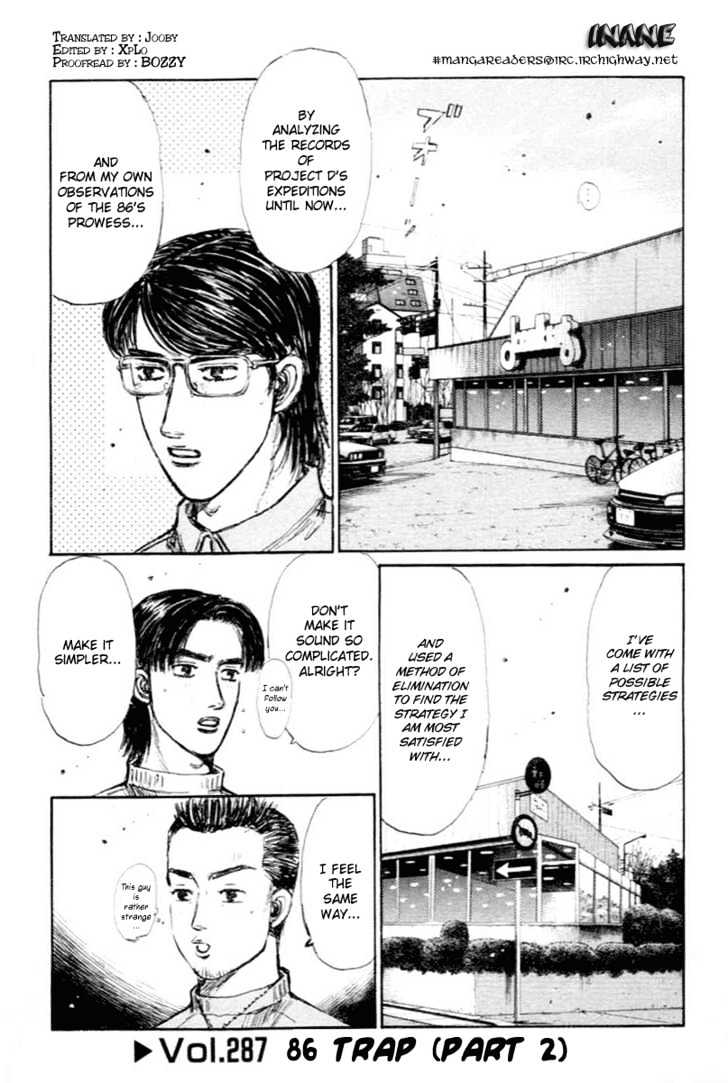 Initial D Vol.23 Chapter 287 : Trapping The Hachi Roku (Ii) - Picture 1