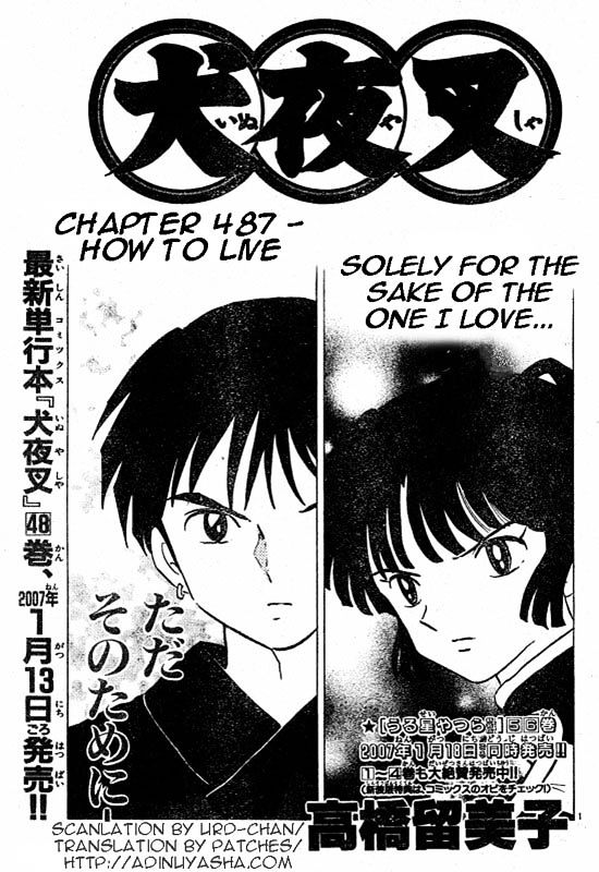 Inuyasha Vol.49 Chapter 487 : How To Live - Picture 1