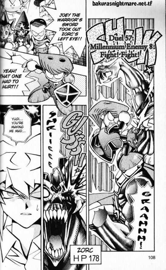 Yu-Gi-Oh Vol.7 Chapter 57 : Battle 57: Millennium Enemy 8: Fight! Fight! - Picture 1