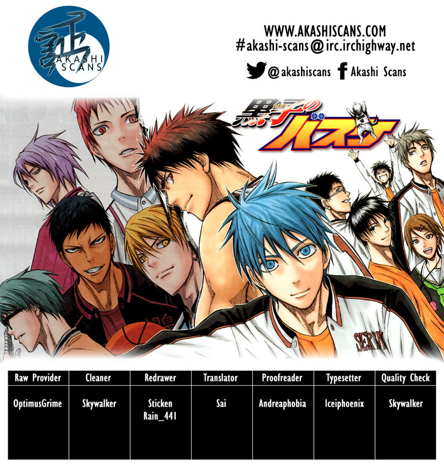 Kuroko No Basket Vol.23 Chapter 267 : It’S Been A While, Hasn’T It? - Picture 2