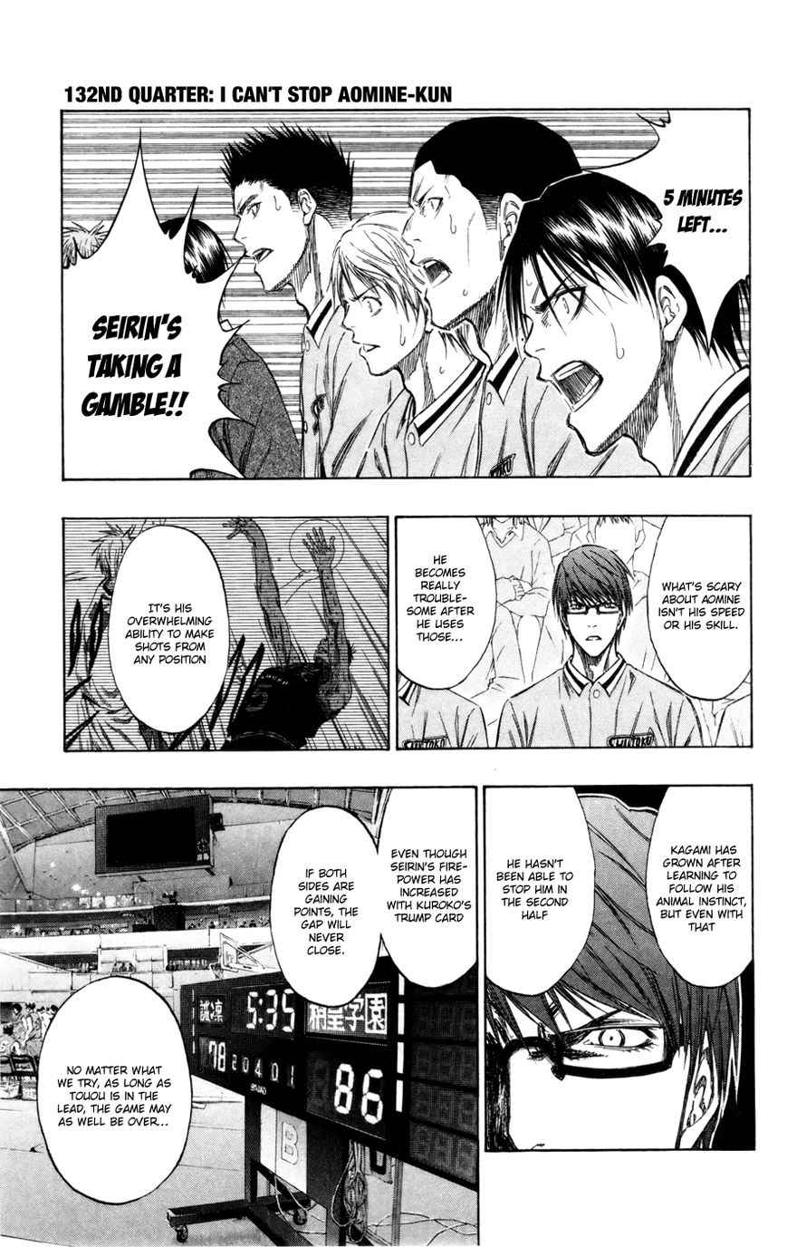 Kuroko No Basket Vol.14 Chapter 132 : I Can't Stop Aomine-Kun - Picture 2