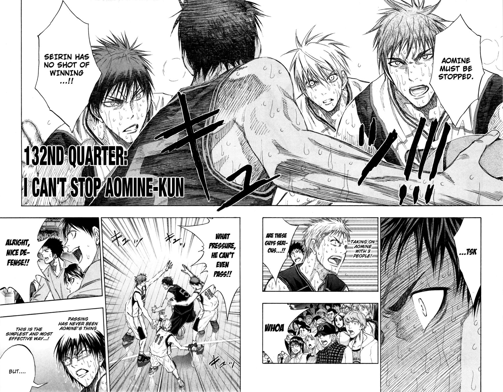 Kuroko No Basket Vol.14 Chapter 132 : I Can't Stop Aomine-Kun - Picture 3