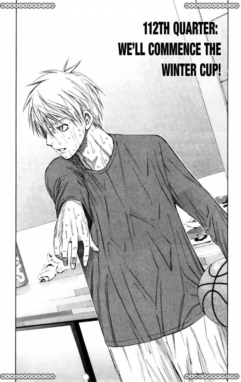 Kuroko No Basket Vol.12 Chapter 112 : We'll Commence The Winter Cup! - Picture 3