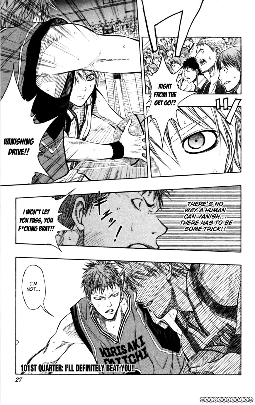 Kuroko No Basket Vol.12 Chapter 101 : I'll Definitely Beat You!! - Picture 1