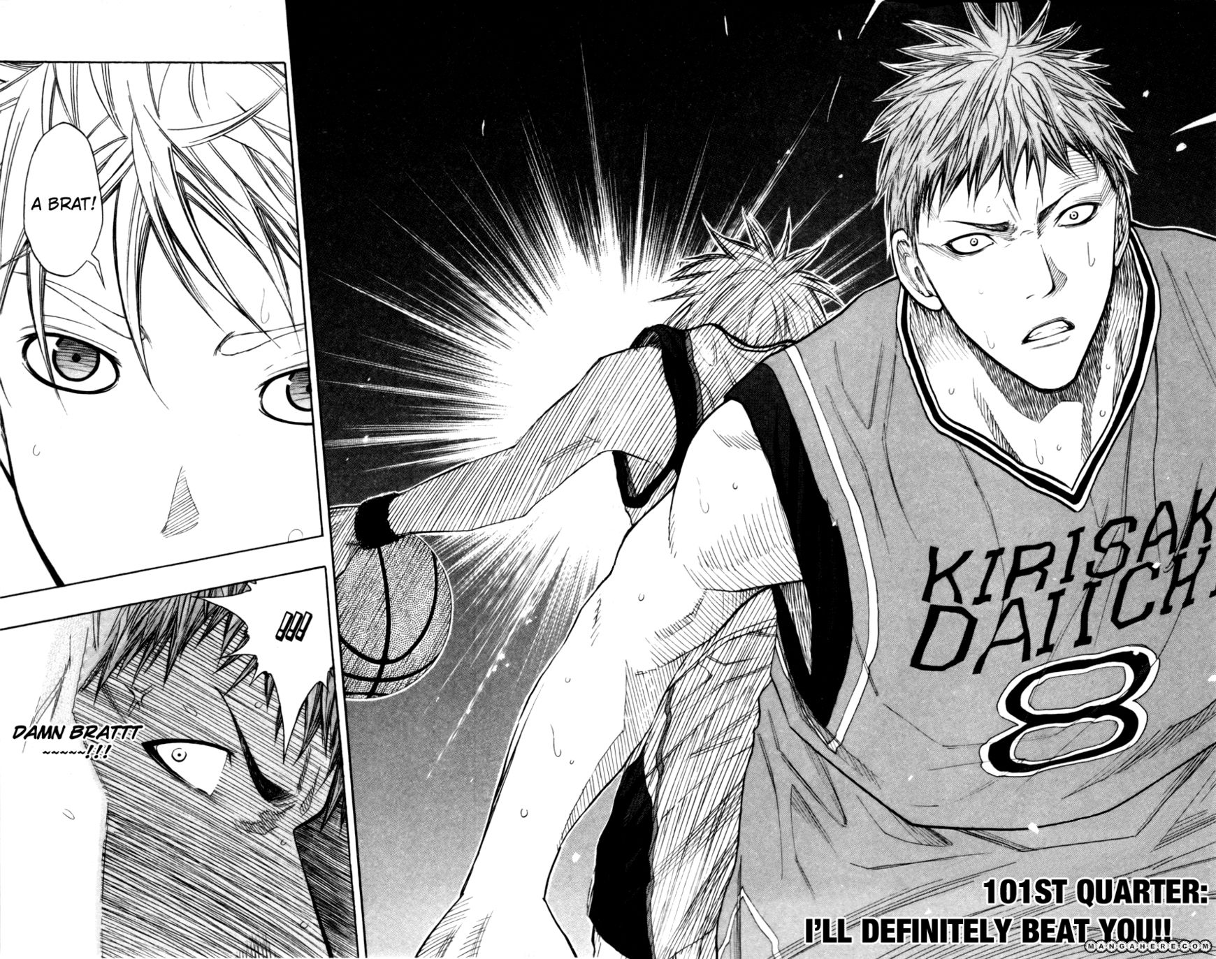 Kuroko No Basket Vol.12 Chapter 101 : I'll Definitely Beat You!! - Picture 2