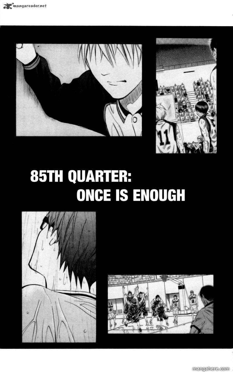 Kuroko No Basket Vol.10 Chapter 085 : Once Is Enough - Picture 1