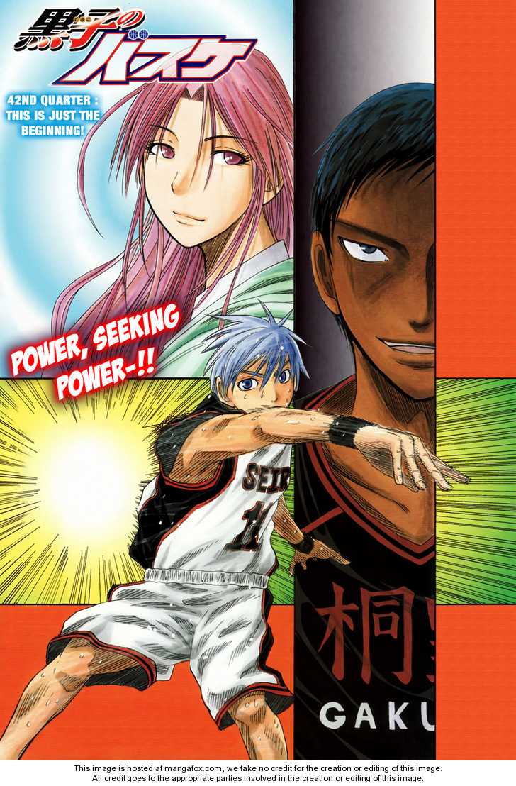 Kuroko No Basket Vol.05 Chapter 042 : This Is Just The Beginning! - Picture 2