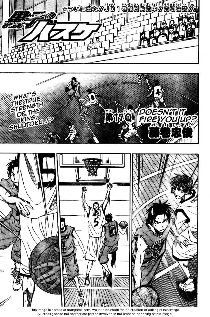 Kuroko No Basket Vol.03 Chapter 017 : Doesn't It Fire You Up? - Picture 2