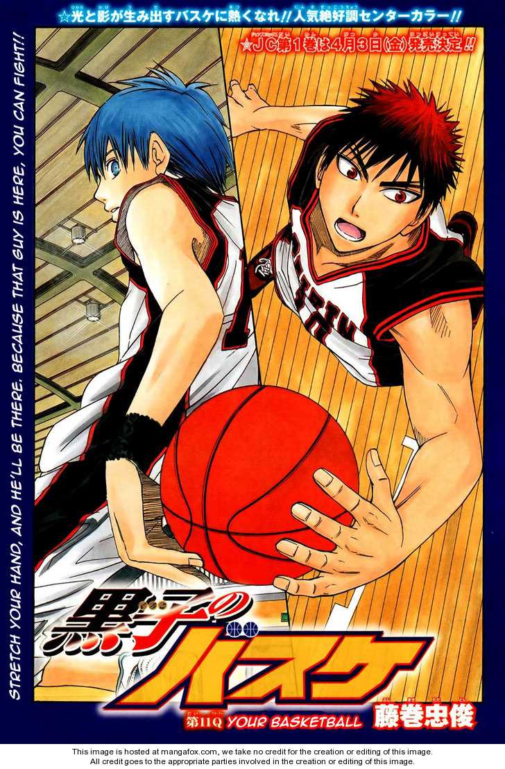 Kuroko No Basket Vol.02 Chapter 011 : Your Basketball - Picture 2
