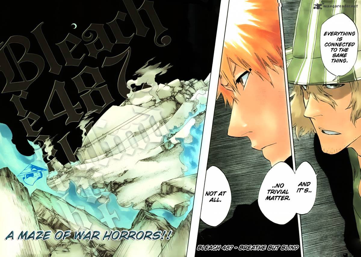 Bleach Chapter 487 : Breathe But Blind - Picture 2