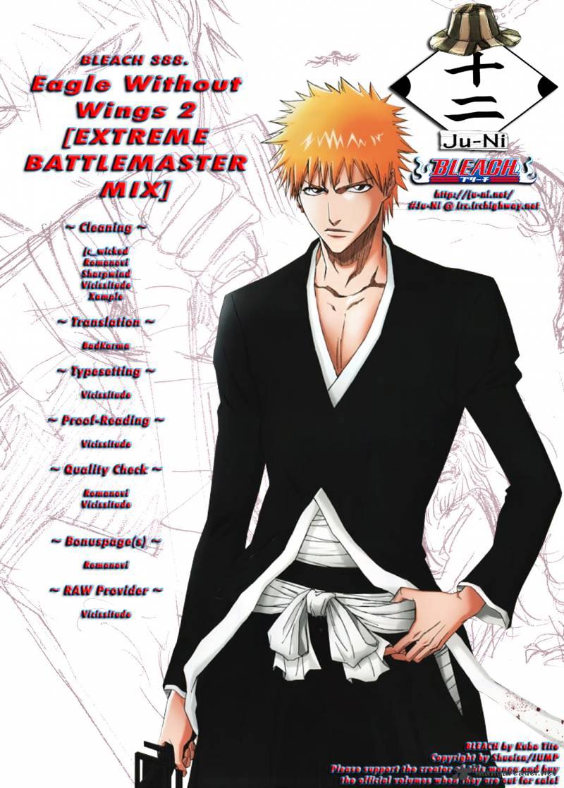 Bleach Chapter 388 : Eagle Without Wings 2 - Picture 1
