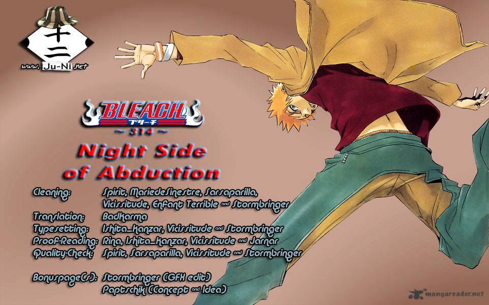 Bleach Chapter 314 : Night Side Of Abduction - Picture 1