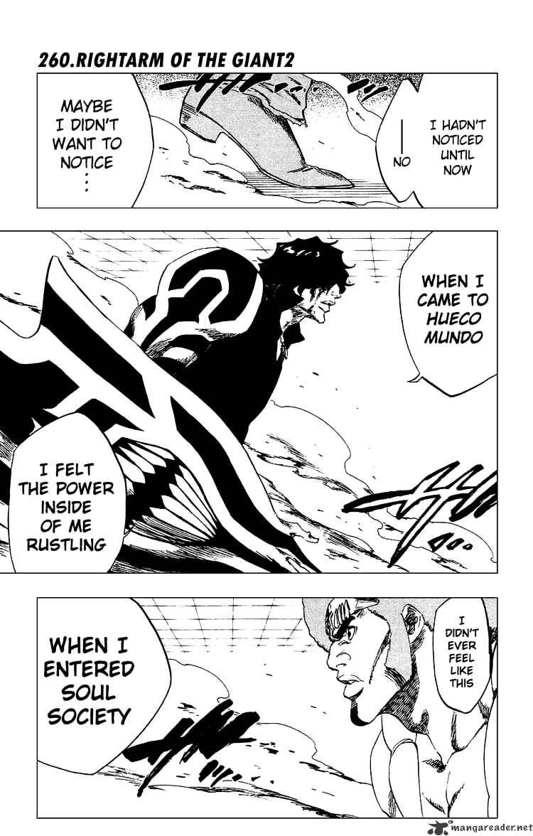 Bleach Chapter 260 : Right Arm Of The Giant2 - Picture 1