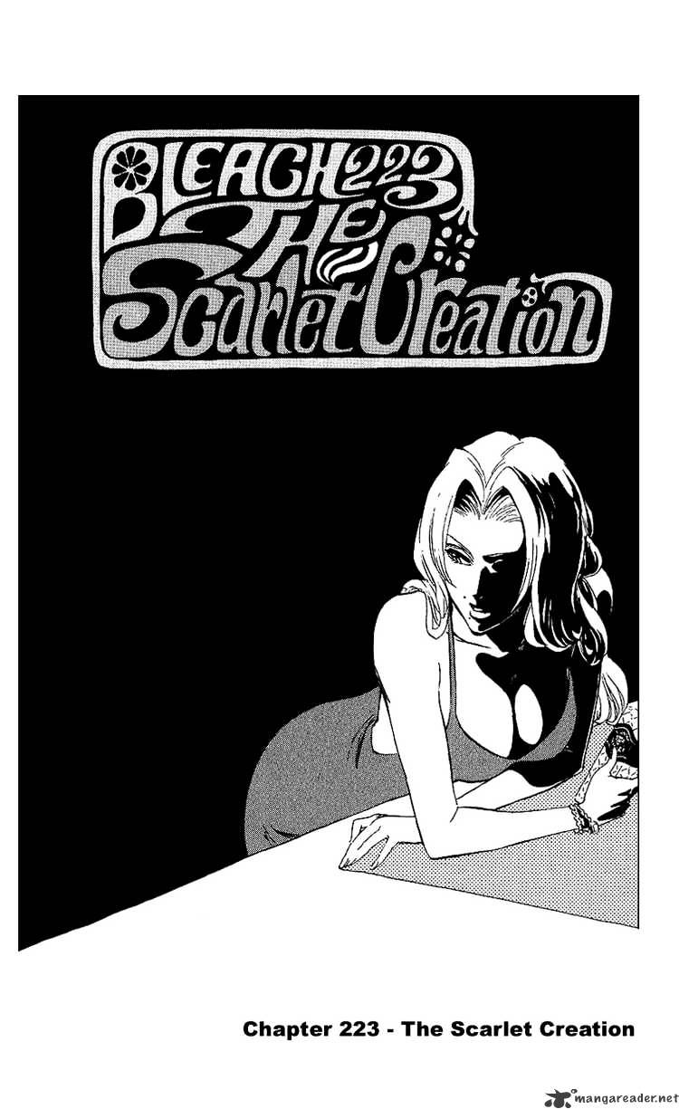 Bleach Chapter 223 : The Scarlet Creation - Picture 3