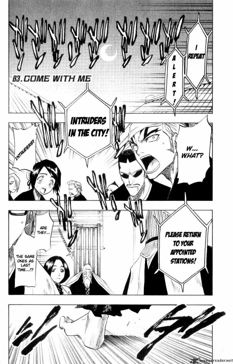 Bleach Chapter 83 : Come With Me - Picture 1