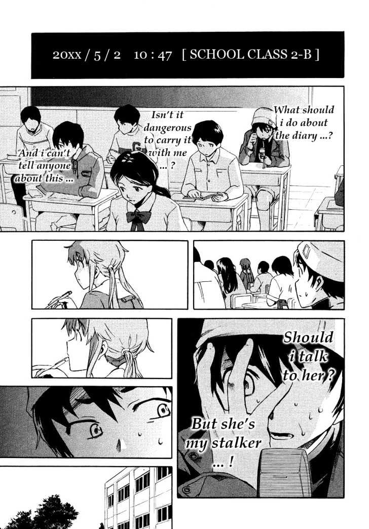 Mirai Nikki Vol.1 Chapter 2.2 : The 12 Future Diary Holders - Picture 1