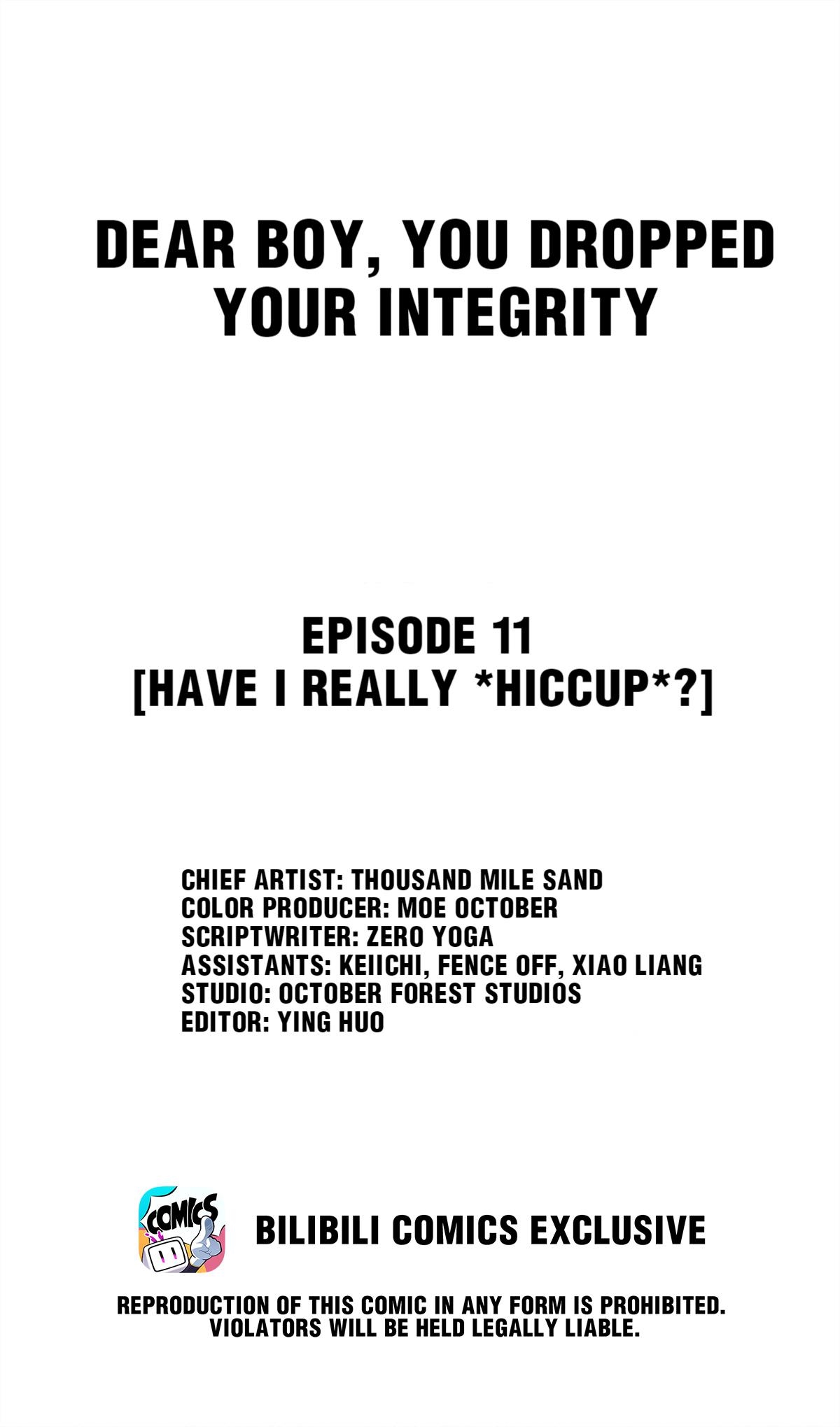 Dear Boy, You Dropped Your Integrity - Page 2