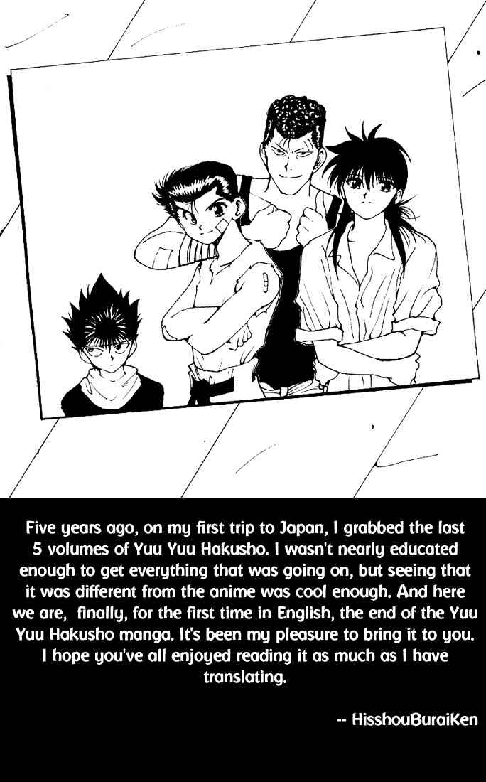 Yu Yu Hakusho Chapter 175 : And Then... [End] - Picture 1