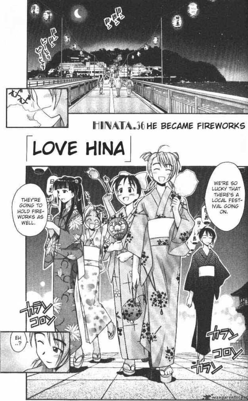 Love Hina Chapter 36 : He Became Fireworks - Picture 1