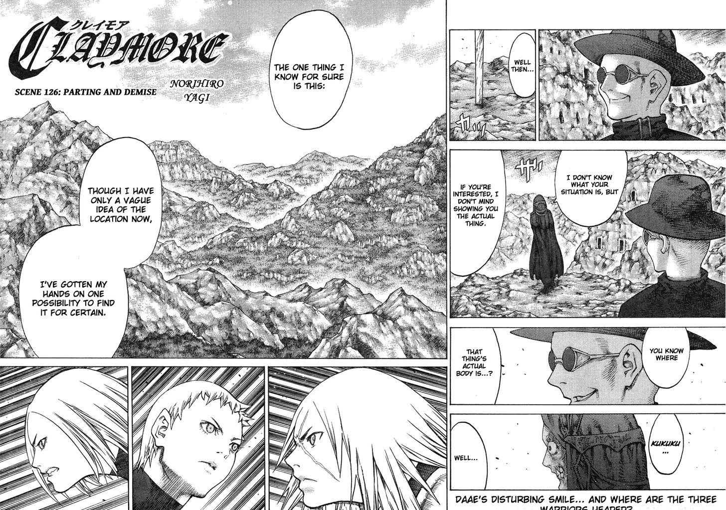 Claymore Vol.23 Chapter 126 : Parting And Demise - Picture 2