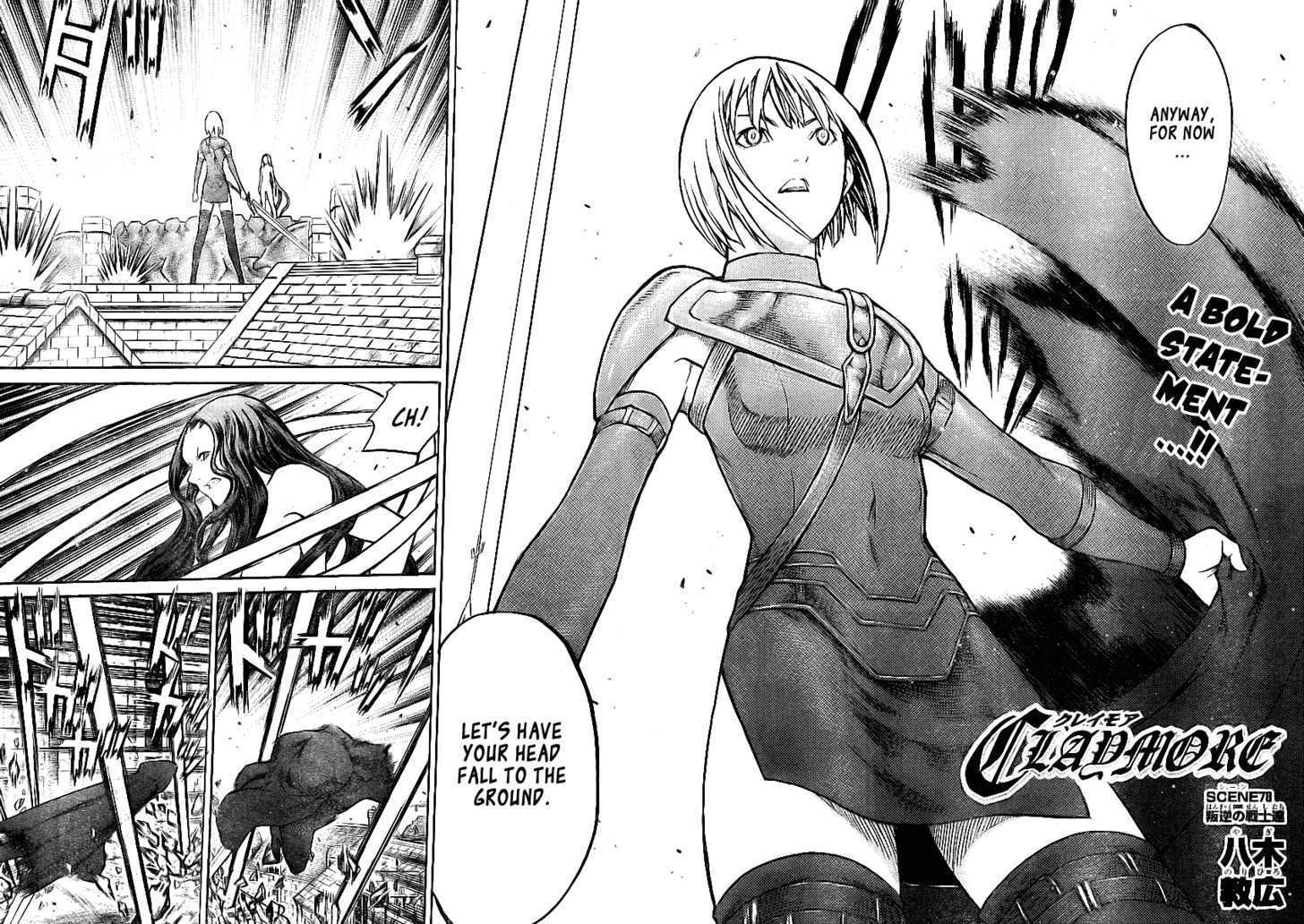 Claymore Vol.15 Chapter 78 : The Rebellious Warriors - Picture 3