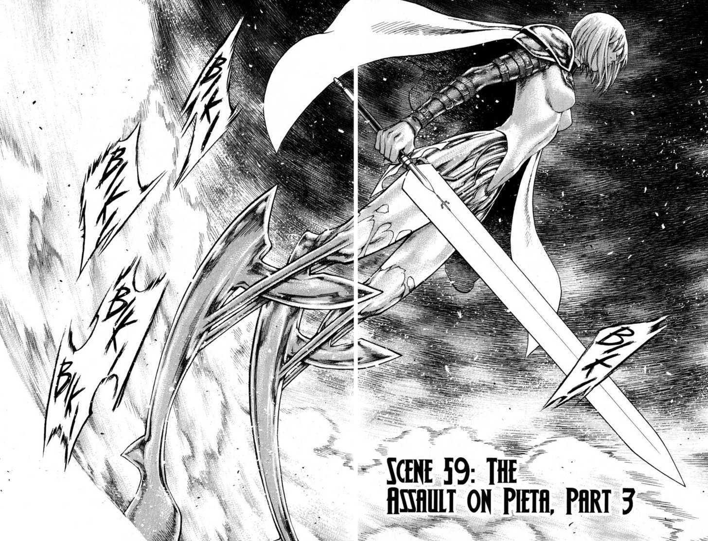 Claymore Vol.11 Chapter 59 : The Assault On Pieta, Part 3 - Picture 2
