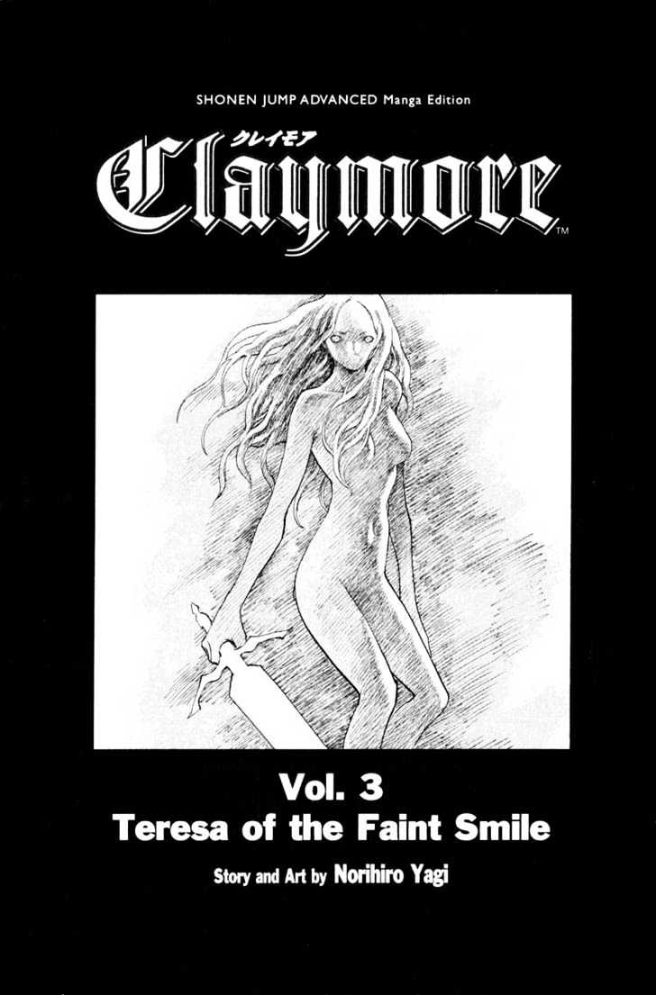 Claymore Vol.3 Chapter 10 : Darkness In Paradise, Part 6 - Picture 3