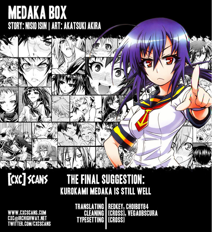 Medaka Box Vol.22 Chapter 192 : Kurokami Medaka Is Still Well (End) - Picture 1