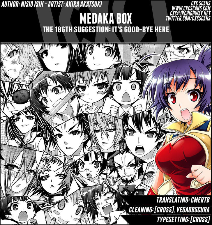 Medaka Box Vol.22 Chapter 186 : It S Good-Bye Here - Picture 1