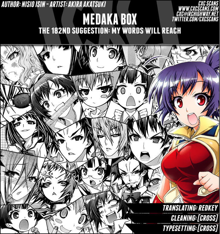 Medaka Box Vol.21 Chapter 182 : My Words Will Reach - Picture 1