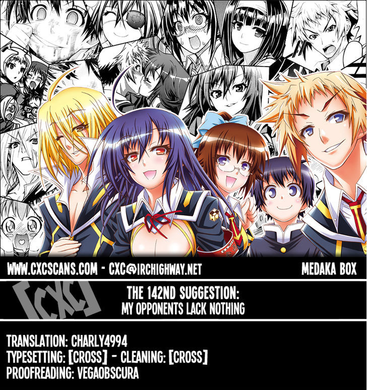 Medaka Box Vol.17 Chapter 142 : My Opponents Lack Nothing - Picture 1