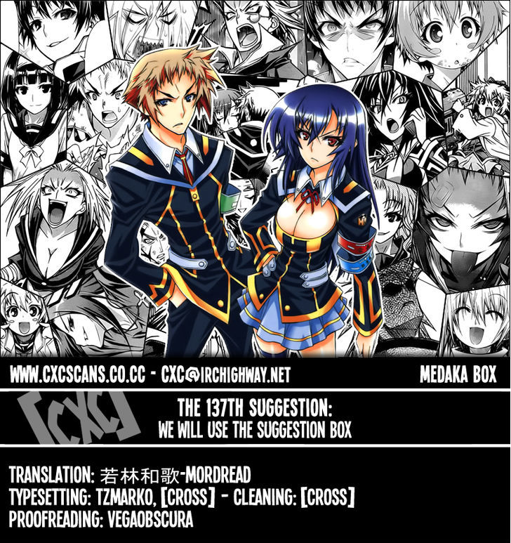 Medaka Box Vol.16 Chapter 137 : We Will Use The Suggestion Box - Picture 1