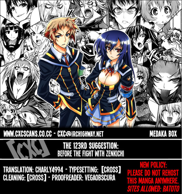Medaka Box Vol.14 Chapter 123 : Before The Fight With Zenkichi - Picture 1