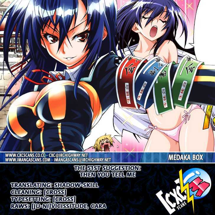 Medaka Box Vol.6 Chapter 51 : Then You Tell Me - Picture 1