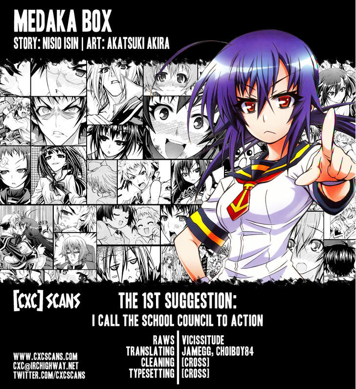 Medaka Box Vol.1 Chapter 1 : I Call The Student Council To Action - Picture 1