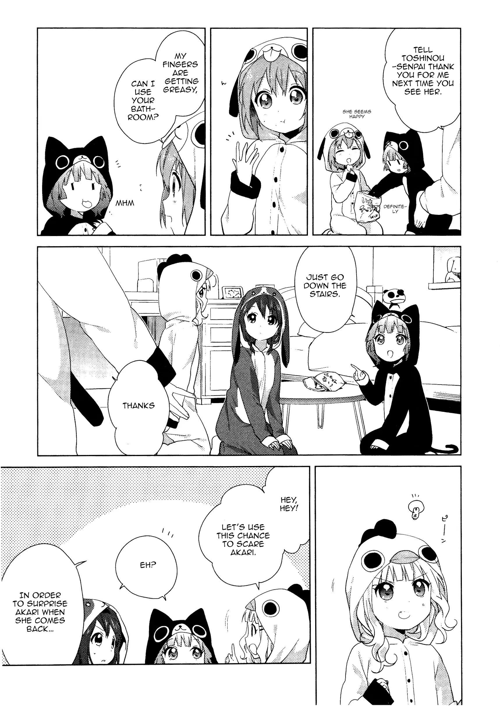 Yuru Yuri Vol.8 Chapter 58: Pajama Party 13 Year Old Edition - Picture 3