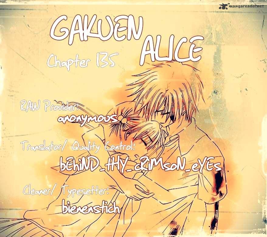 Gakuen Alice Chapter 135 : Reunion - Picture 1