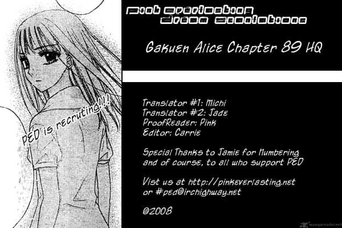 Gakuen Alice Chapter 89 - Picture 1