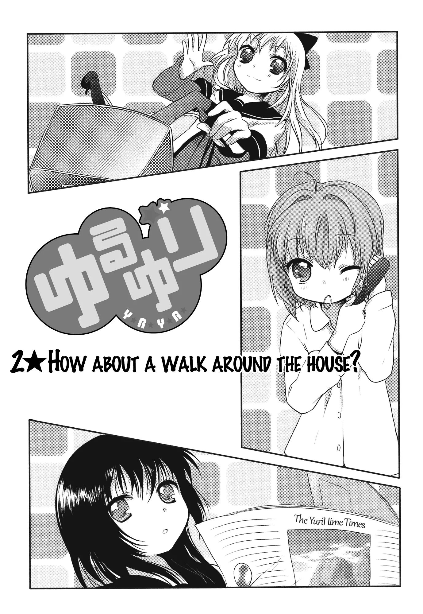 Yuru Yuri Vol.1 Chapter 2: How About A Walk Around The House? - Picture 1